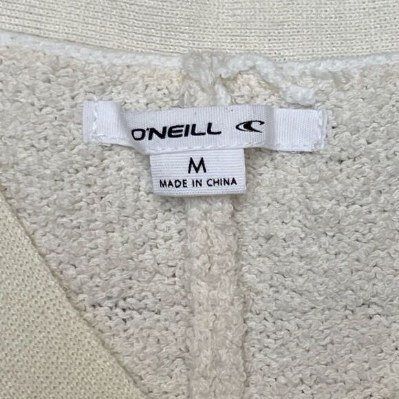 NWT O’Neill Blue Cream Romper Striped Swim Cover-Up Size M Surfer Beach Swim - Picture 4 of 7